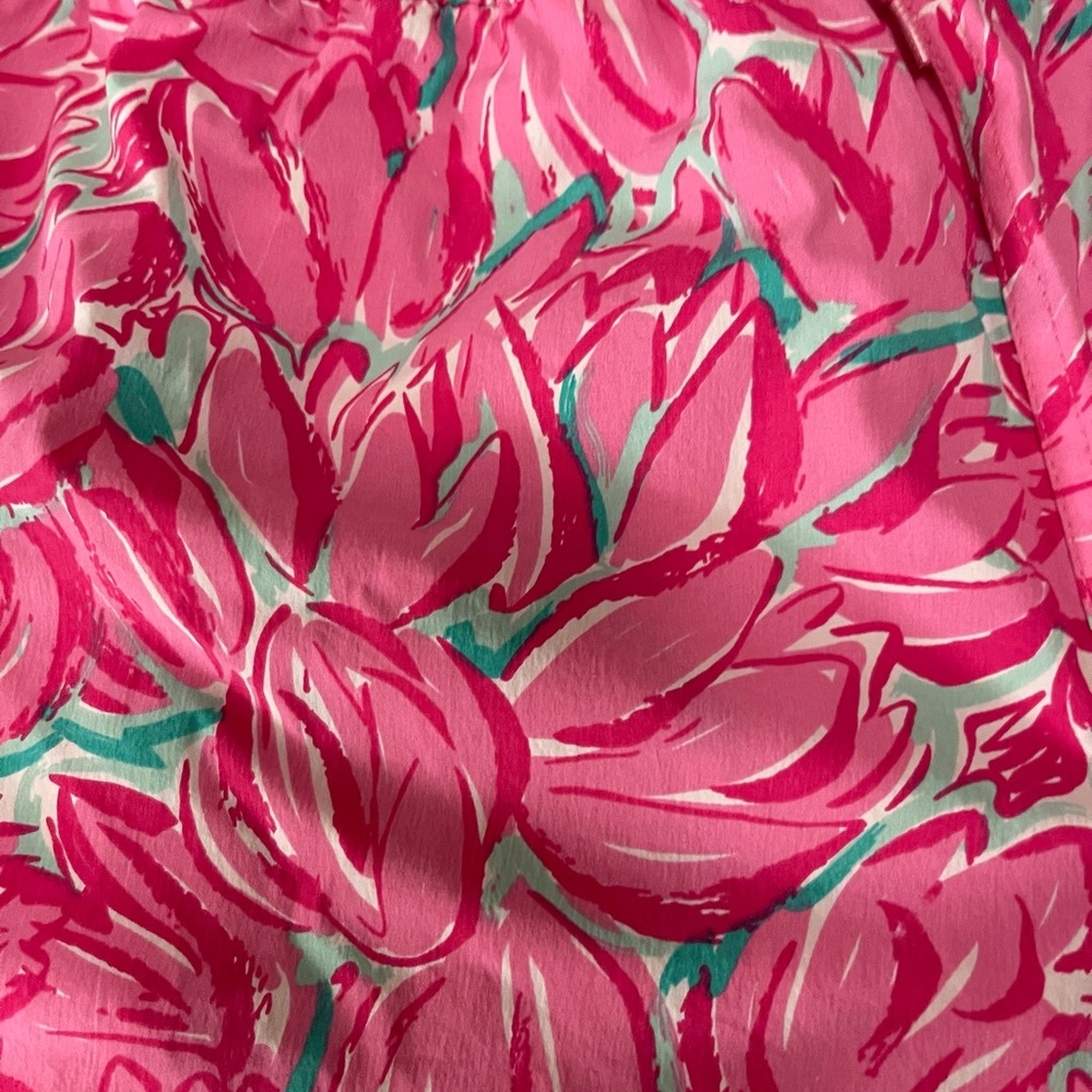 🆕Lauren James Pink Floral Swim Shorts Large - Picture 5 of 5